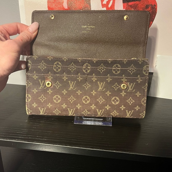 *Rare* Louis Vuitton vintage Mini Lin Monogram Wallet with Chain/conversion kit - Picture 4 of 15